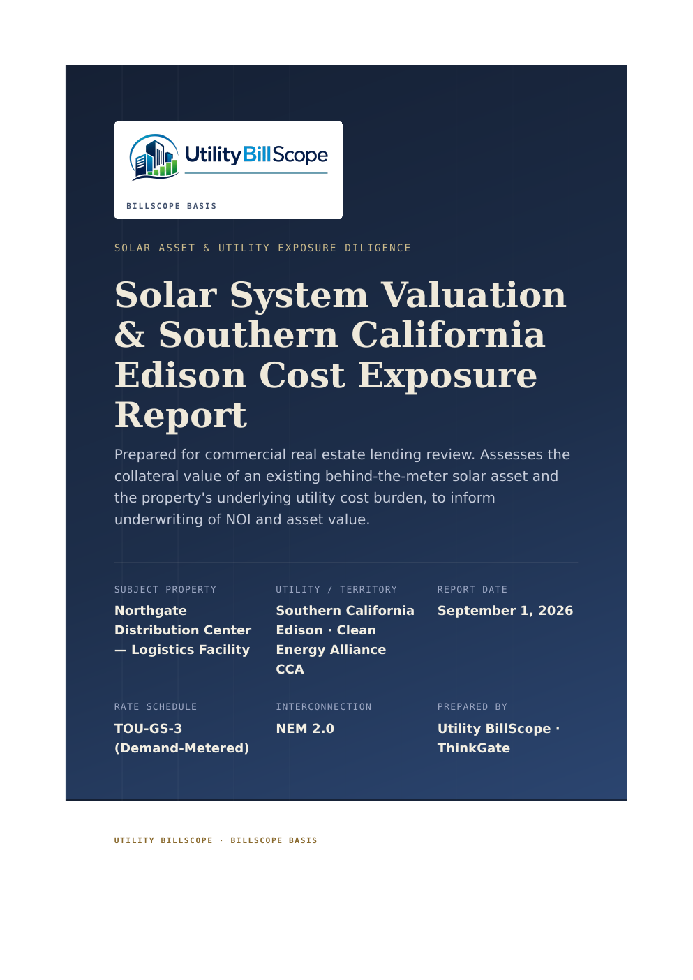 BillScope Basis report cover